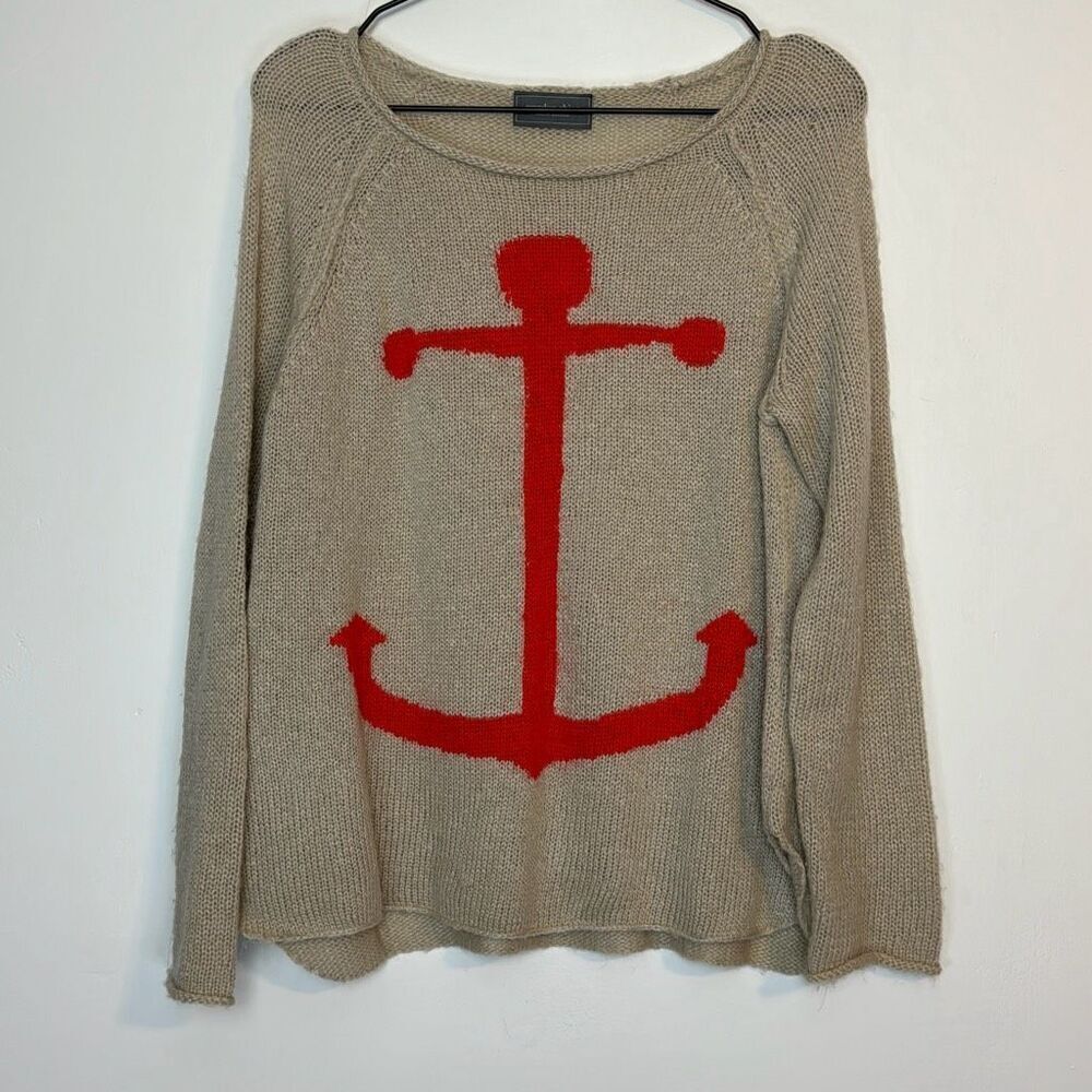 Wooden Ships Anchor Raglan Sweater XS